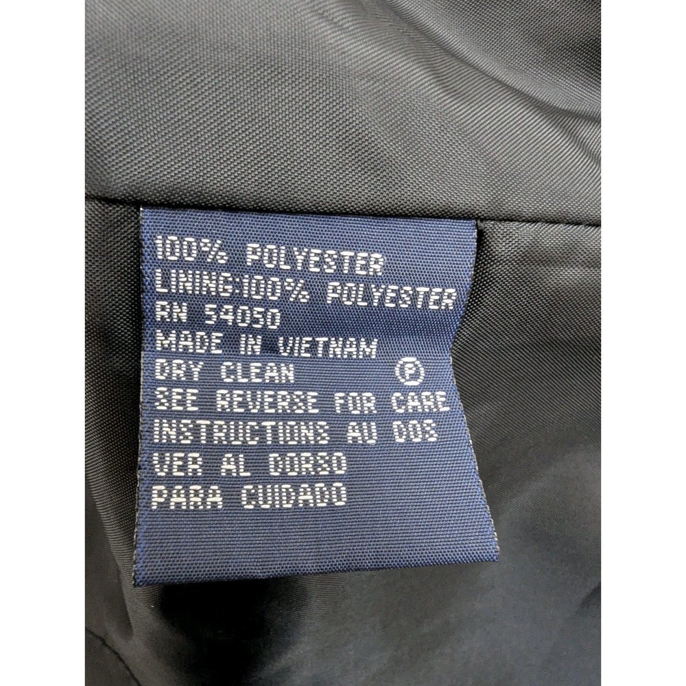 Evan Picone Navy Blue Single Breasted Blazer Women's Size 6 - Picture 7 of 7